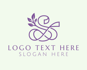 Beauty Shop - Natural Letter S logo design