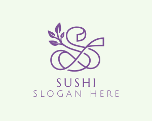 Natural Letter S logo design