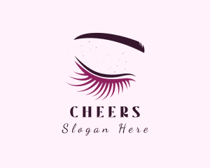 Beauty Glam Eyelash Logo