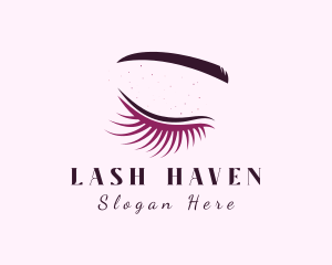 Eyelash - Beauty Glam Eyelash logo design