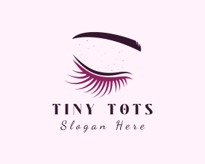 Microblading - Beauty Glam Eyelash logo design