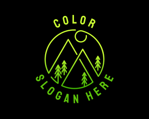 Campground - Tree Mountain Summit logo design