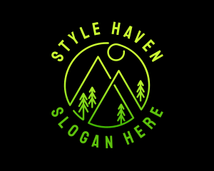 Souvenir Shop - Tree Mountain Summit logo design