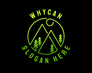 Camp - Tree Mountain Summit logo design