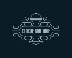 Gourmet Cloche Restaurant logo design