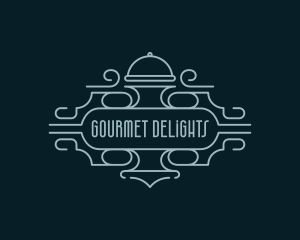 Gourmet Cloche Restaurant logo design