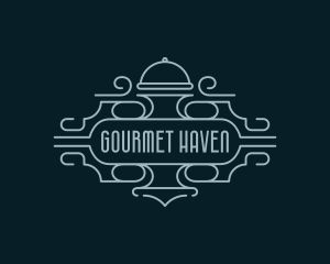 Gourmet Cloche Restaurant logo design