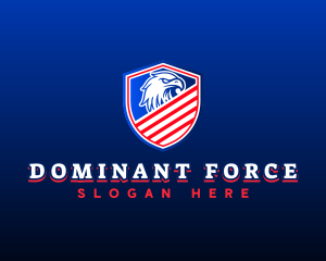 Patriotic Eagle Defense logo design