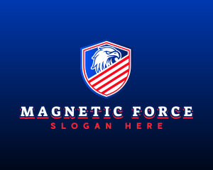 Patriotic Eagle Defense logo design