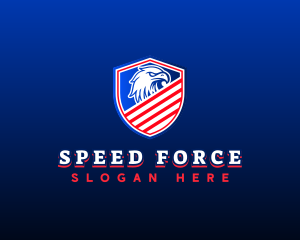 Patriotic Eagle Defense logo design