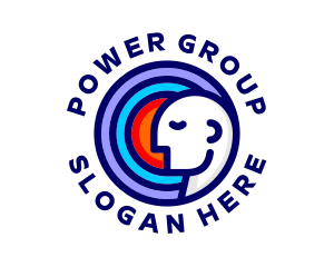 Colorful Human Foundation logo design