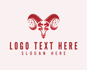 Horn - Film Evil Ram logo design