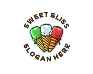 Sugar - Italy Gelato Ice Cream logo design