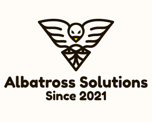 Flying Albatross Bird logo design