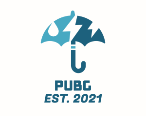 Energy - Umbrella Storm Weather logo design