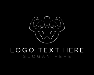 Crossfit - Muscle Gym Fitness logo design