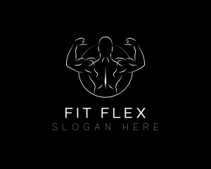Muscle Gym Fitness logo design