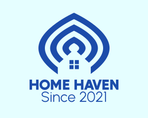 Blue Residential Home logo design