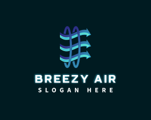 HVAC Air Ventilation logo design