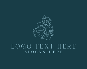 Infant - Floral Maternity Child logo design