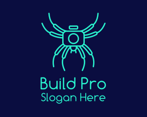 Application - Spider Surveillance Camera logo design