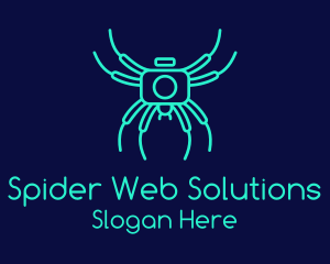 Spider Surveillance Camera  logo design