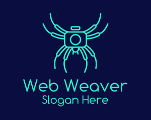 Spider Surveillance Camera  logo design