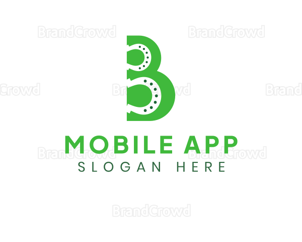 Green B Horseshoe Logo