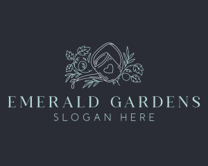 Lawn Garden Landscaping logo design