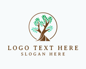 Plant - Green Leaf Tree logo design