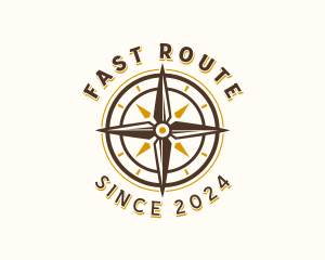 Route - Compass Navigator GPS logo design