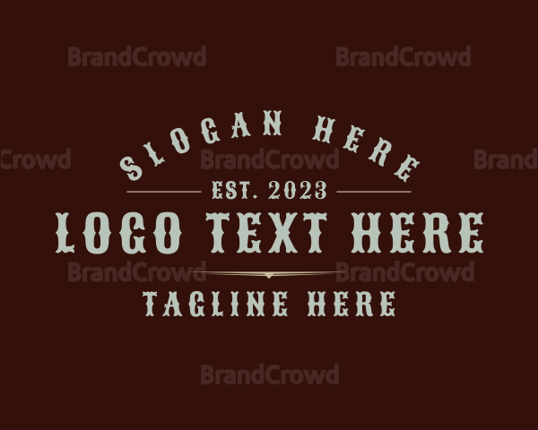 Rustic Rodeo Business Logo