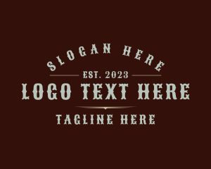 Sheriff - Rustic Rodeo Business logo design
