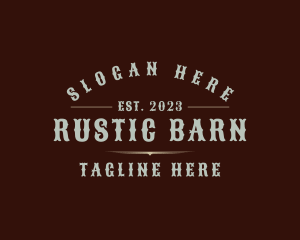 Rustic Rodeo Business logo design