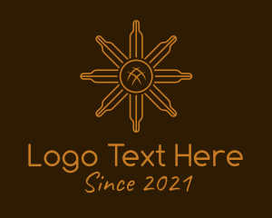 Pastry Chef - Bread Rolling Pin logo design