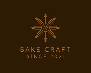 Bakeware - Bread Rolling Pin logo design