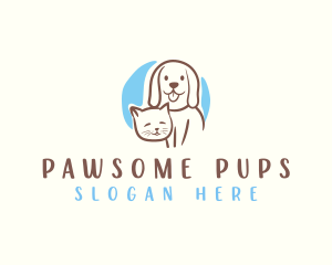 Dog Cat Pet logo design