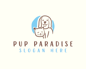 Dog Cat Pet logo design