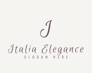 Cursive Elegant Script logo design