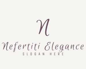 Cursive Elegant Script logo design