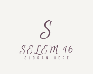 Elegant - Cursive Elegant Script logo design