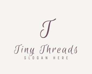 Cursive Elegant Script logo design