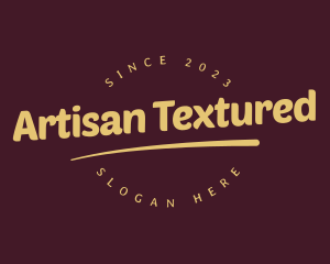 Textured - Handcrafted Pub Business logo design