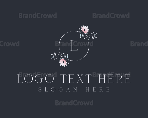 Lifestyle Flower Wreath Logo