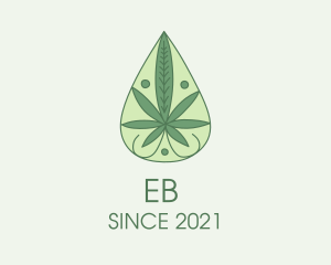 Extract - Green Weed Oil logo design