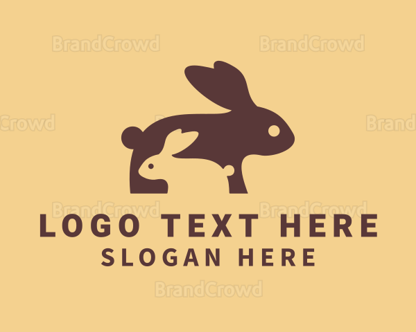 Pet Rabbit Animal Logo