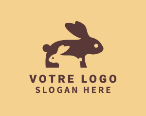 Rabbit - Pet Rabbit Animal logo design