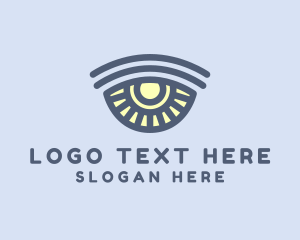 Optical - Visual Surveillance Eye logo design