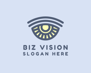 Visual Surveillance Eye  logo design