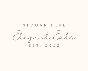 Generic Elegant Cursive logo design